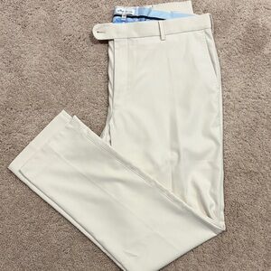 Peter Millar Men's Light Cream Dress Pants
